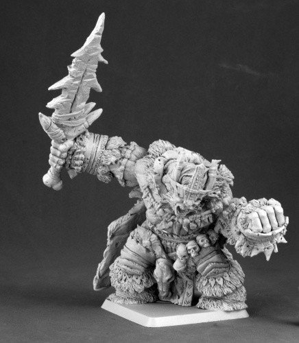 Boerogg Blackrime the Frost Giant Jarl Miniature by Reaper
