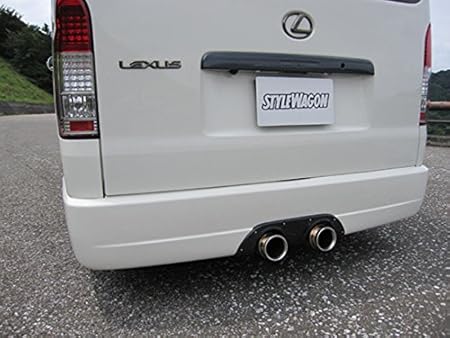Amazon Two Hot Back9 トゥホット ハイエース 0 センター出しマフラー 2 5lディーゼル マフラー 車 バイク