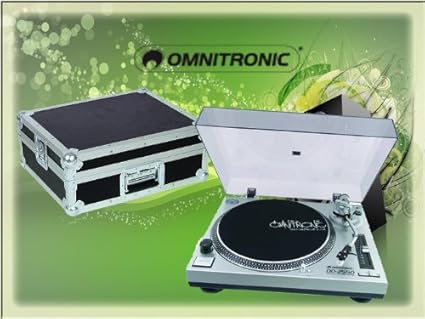 Omnitronic DD-2550 USB DJ Plattenspieler inklusive Rec-Software und Profi Transport Case