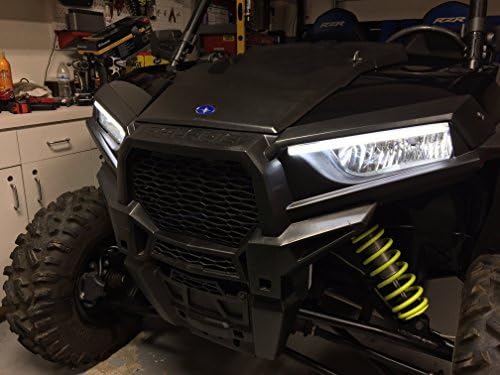 WD Electronics Sequential Wave Street Legal Kit Integrated OEM Tail lights Moving Light RZR Accessories Progressive Lights, Switchback LED's … (4-Seat)