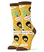 Oooh Yeah Women's Luxury Combed Cotton Crew Socks - Bob Ross Happy Tree