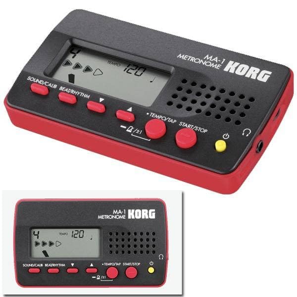 Korg MA1RD Multi-Function Digital Metronome - Black / Red