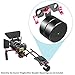 Neewer Aluminum Alloy 4.6 pounds / 2.1 kilograms Removable Counter Weight for Balancing Shoulder Mount Rig Stabilizer Fits 15mm Rods RED