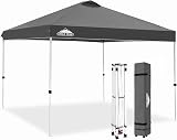 Eagle Peak 3m x 3m Pop Up Gazebo Tent Instant Canopy Shelter Grey view 4