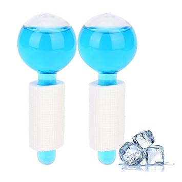 Masaż Ice Cool Roller Ball, 2szt. Napinanie twarzy Energia ...