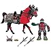 Teenage Mutant Ninja Turtles Samurai Raphael Figure with Horse Vehicle
