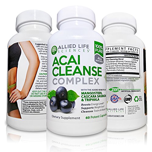 Allied Life Acai Berry Cleanse. Potent Acai Berry, Triphala