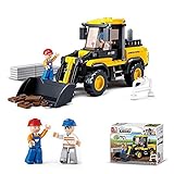 Lightahead DIY Building Blocks Set Construction Bricks and Forklift Truck with Mini Figures Toy Kit for Kids, 212 Piece