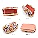 Milisente Women Clutches Colorful Flower Evening Bag Sequins Satin Evening Clutch