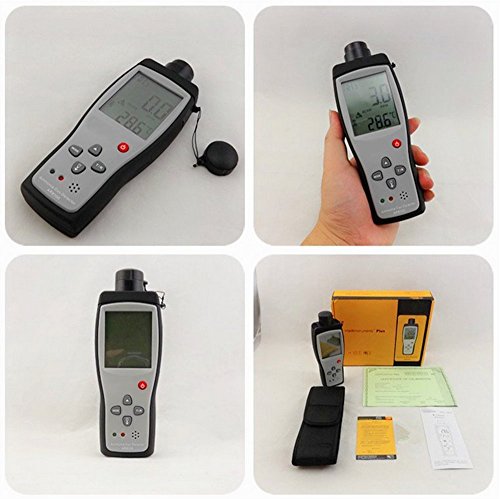 Digital Portable NH3 Meter Ammonia Gas Detector with LCD Backlight Rechargeable Battery,Measuring Range 0-100PPM