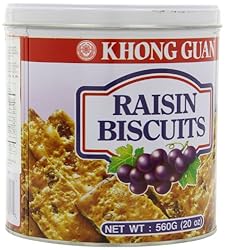 Khong Guan Raisin Biscuits Tin, 20-Ounce