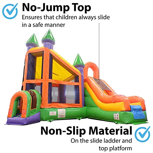 TentandTable Deluxe Castle Commercial Inflatable Bounce House with