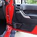 Savadicar DoorPocket Front Door Storage Pockets Organizer Box for 2011-2018 Jeep Wrangler JK JKU 2/4-Door, Door Net Pocket Replacement, Black