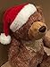 GUND Slumbers Teddy Bear Stuffed Plush Animal Exclusive Version with Santa Hat for Christmas