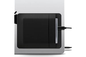 Afterplug 2-Pocket Adhesive Hard Drive Holder for Laptop, Stick-On Pocket Pouch for External Portable SSD, HDD, Slim Mouse an