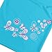 TFJH E Girls Swimsuit Kids Short Sleeve Swimwear UPF 50+ UV Blue 11-12 Years 14A