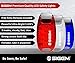 LED Safety Lights + Free Bonuses | Clip on Flashing Strobe Light High Visibility for Running Jogging Walking Cycling Best Reflective Gear for Kids Dogs Bicycle Helmet and Bike Tail Light (Red-Red)