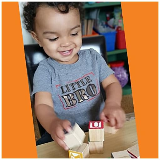 Skoolzy ABC Wooden Blocks for Toddlers - 30 Wood Alphabet Blocks - Montessori Stacking Letter Preschool Learning Toys - Kindergarten Reading with Travel Tote - Image 3