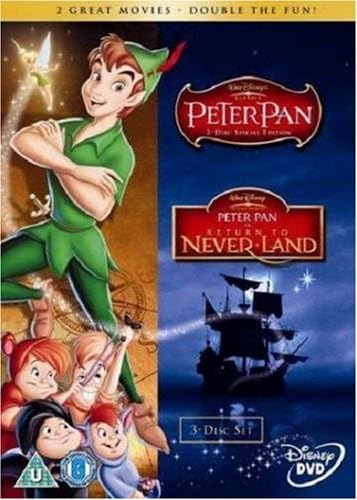 Peter Pan Special Edition / Return to Neverland Box set - Includes Peter Pan story book [DVD]