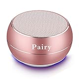 Pairy Portable Bluetooth Speakers with Hands-free Function for iPhone/iPad/PC and More (Rose Gold)