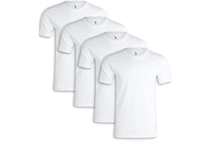 U.S. Polo Assn. Men’s Undershirt – 4 Pack Crew Neck Short Sleeve T-Shirt