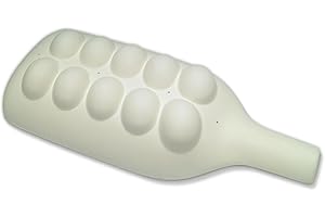 DELPHI GLASS Egg Bottle Slumper