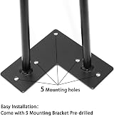 Signstek 12in Hairpin Table Legs Set of 4 with Heavy Duty 12mm Steel view 3