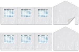 BenefitUSA Replacement Carport Sidewall for 10x20 Tent Garage, Replacement Kit Enclosed Panels (Side Wall Only)