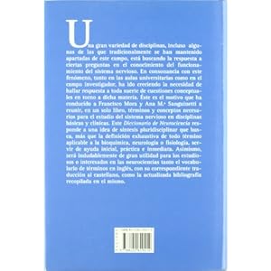 Diccionario de neurociencia/ Neuroscience Dictionary (Spanish Edition)