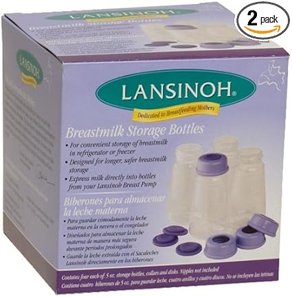 lansinoh milk storage bottles