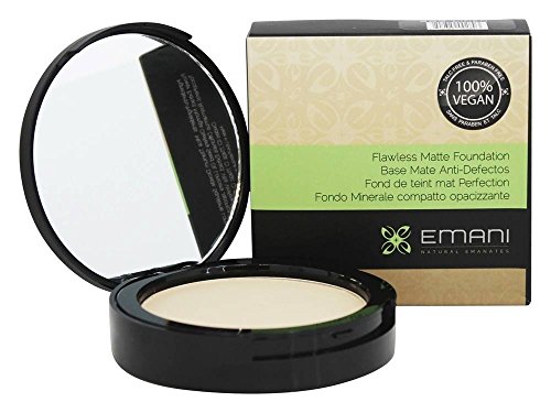 EMANI Vegan Cosmetics Flawless Matte Foundation, 289 Linen, 0.42 Ounce