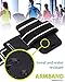 Water Resistant Cell Phone Armband, GreatShield [FIT] 6 inch Sport Case for iPhone XS X 8 7 6 6s, Galaxy S9 S8, Google Pixel 2 - Adjustable Sweatproof Pouch w/ Key Holder for Gym Running Exercise