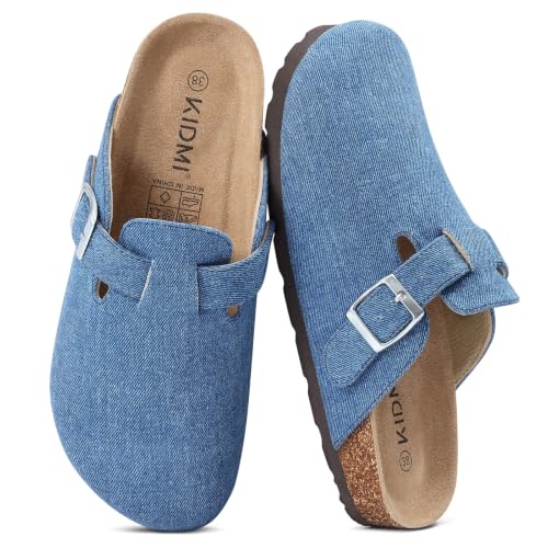 KIDMI Genuine Suede Clogs