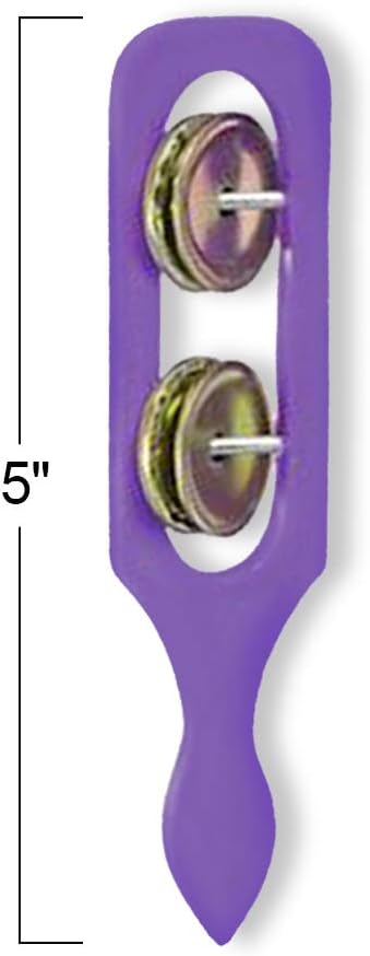 ArtCreativity Cymbals for Kids - Pack of 12 - Handheld Music Toys, Colorful Rattle Musical Instruments for Children, Fun Party Noisemakers, Party Favors and Goodie Bag Fillers for Boys and Girls: Toys & Games