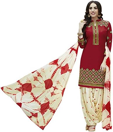 Sangrahan Indian Women Designer Party wear Red Anarkali Salwar Kameez R-18367