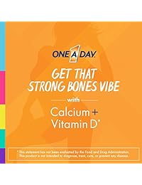 One A Day - Multivitamina, suplemento con vitaminas A, C, E, B1, B2, B6, B12, Biotin, Calcio y Vitamina...