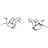 Chaungfu 36 Pcs Alloy Horse Charms Pendant Antique Silver Tone Tibetan Crafts Supplies for Necklace 14x20mm