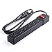 Masione 6-Outlet Power Strip 5 FT 6 Outlet Power Socket With 5-Foot Extension Cord, Heavy-Duty 2500W Black