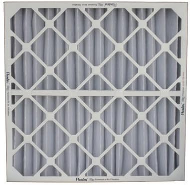 Flanders 80055.041625 40 Pleated LPD Panel Filters 6/Pack 25" x 16" x 4" - Lot of 6