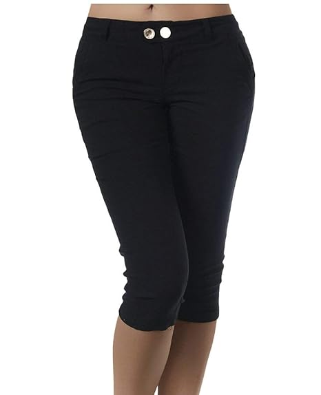 womens skinny cropped trousers