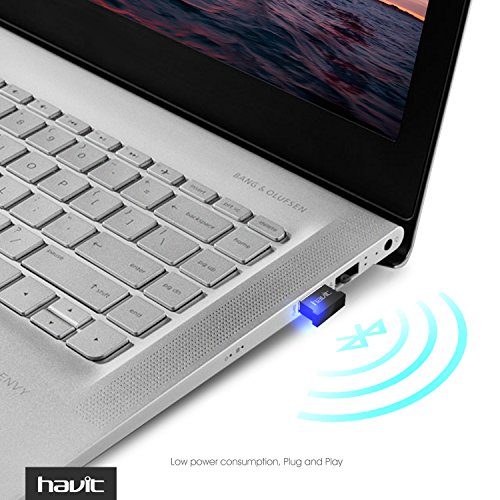 HAVIT Bluetooth 4.0 USB Dongle Adapter, Wireless Receiver, Low Energy