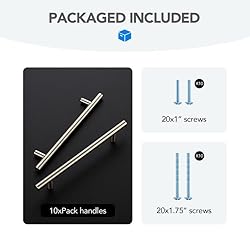 HOME EDIT Brushed Nickel Cabinet Handles 6-1/4 Inch
