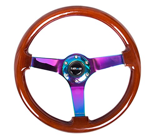 NRG Innovations ST-036BR-MC Classic Dark Wood Grain Wheel (3