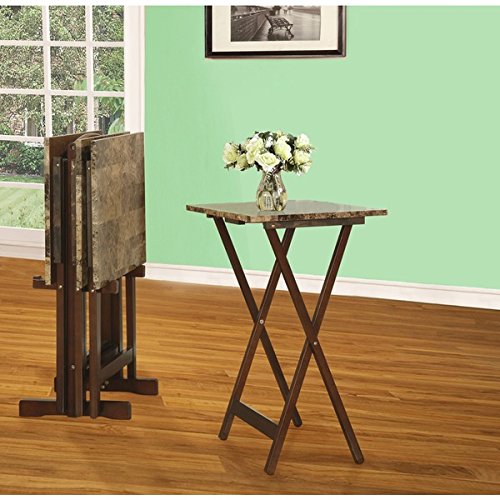 Piece Amazon Tray Table Set Piece Tray Table Set 5-Piece Tray - Main Image