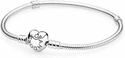 PANDORA Moments Silver Charm Bracelet 