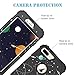 BENTOBEN iPhone 8 Plus Case, iPhone 7 Plus Case, Space Planet Pattern Full Body Heavy Duty Shockproof 3 in 1 Hard PC Soft Silicone Protective Phone Cover for iPhone 8 Plus/iPhone 7 Plus, Black