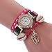 CdyBox Women's 6 Pack Inlay Diamond Wrist Watches Wrap Around Bracelet Analog Quartz Dress Wrist Watches Gifts