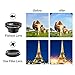iphone Camera Lens, 12x Telephoto Lens kit + 0.65x Wide Angle & Macro Lenses + 180° Fisheye Lens + Star Filter Lens, Clip-On lenses for iphone X 8 7 6s 6 plus, Samsung Android Smartphones & Tablet
