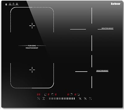 Plaque Induction 4 Feux avec Flexi Zone 7200W