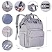 Waterproof Travel Backpack Diaper Bag, Multi-Function Baby Bag Backpack, Large Capacity Stylish Insulated Pockets Baby Diaper Bag Backpack (Gray)